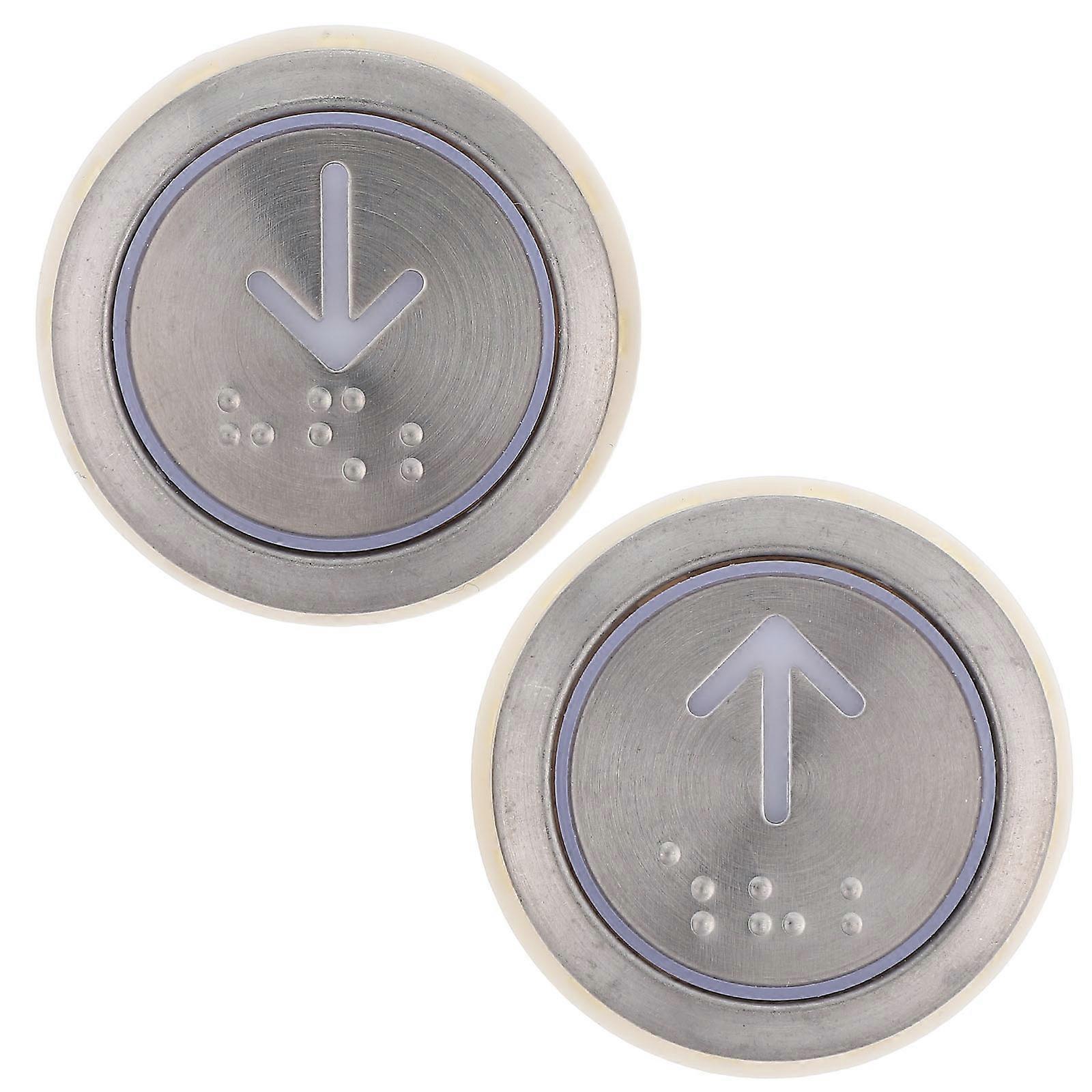 Stainless Steel Elevator Control Buttons Replacement with Braille for Repair and Installation Enhanced Safety Design