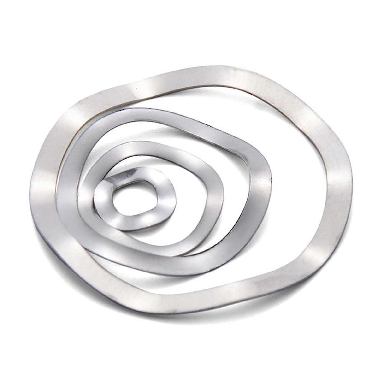 Sicherungsscheiben Sortiment Kit 304 Stainless Steel Three Wave And Spring Washers M3-M51 M25X31X0.3mm Silver