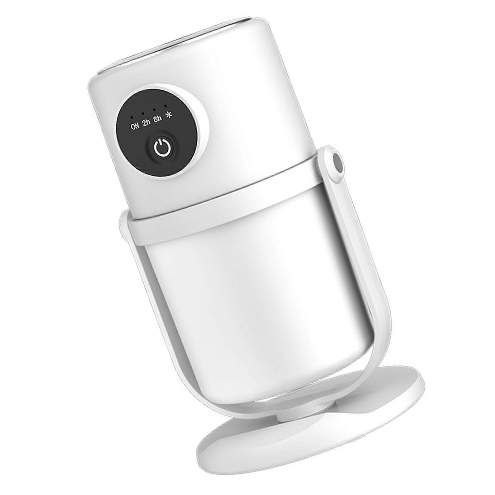 Multifunctional Small Humidifier with LED Light 280ML Capacity Essential Oil Diffuser Suitable for Home and Office  White