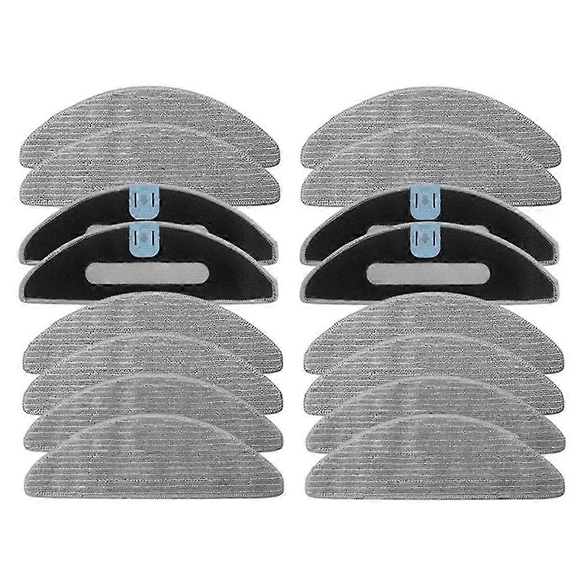 16 PCS Mop Pads for Combo I5, I5+, J5, J5+ Robot Vacuum Microfiber Washable Reusable Mopping Cloth Edition0722