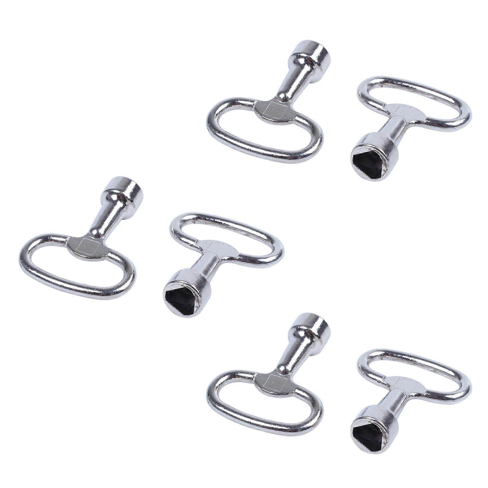 6X Key Slot for Bolt Triple-Cornered Triangular Metal Panel 8 mm