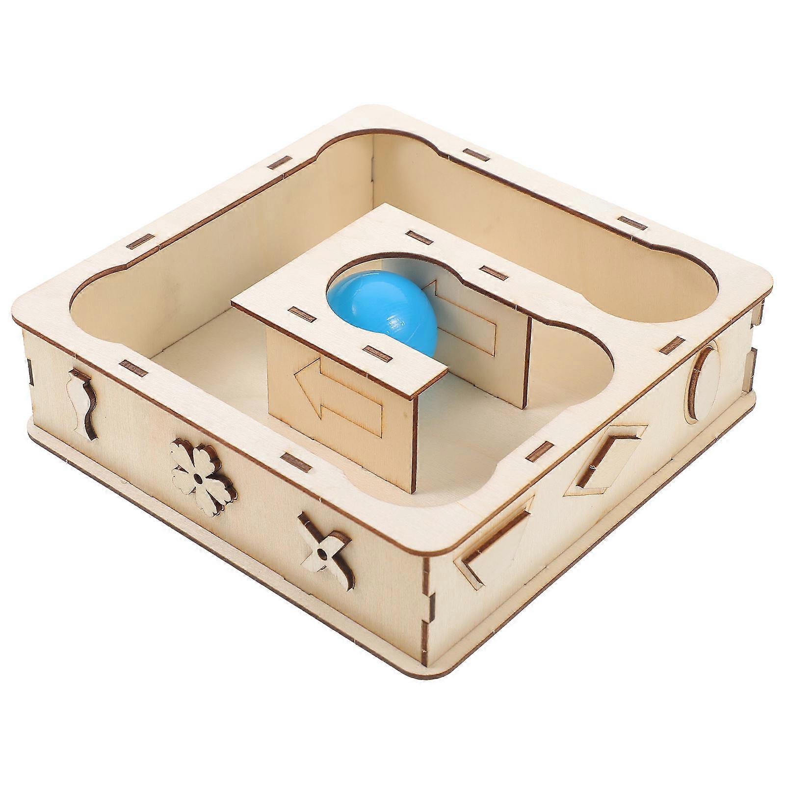 Multi-Function Smooth Wood Tunnel Toy for Small Animals Hamster Hideout Playhouse