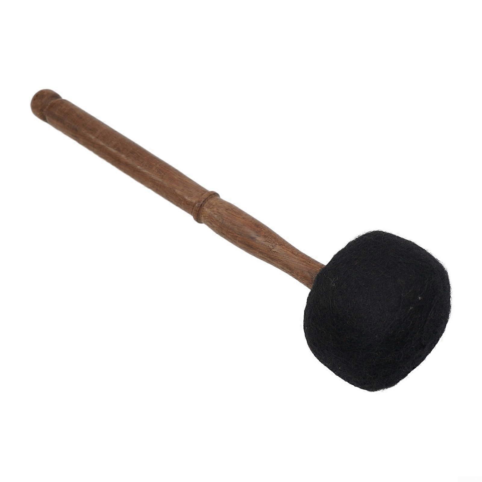 Wooden accessories for singing bowls to enhance mindfulness and relaxation (Black, Size M)