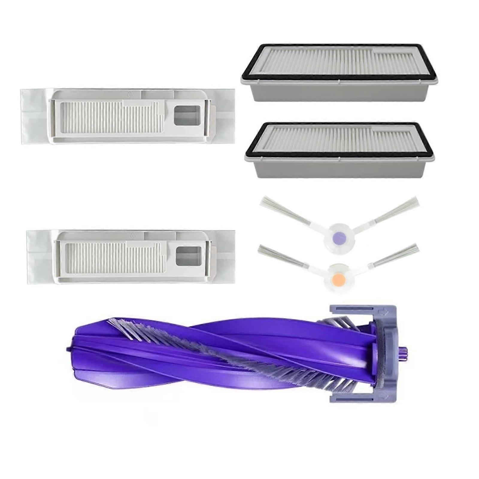 Hauptbürste HEPA Filter Dust Bag Side Brushes Accessories Replacement Parts Compatible with Narwal Freo X Ultra Plus Set D