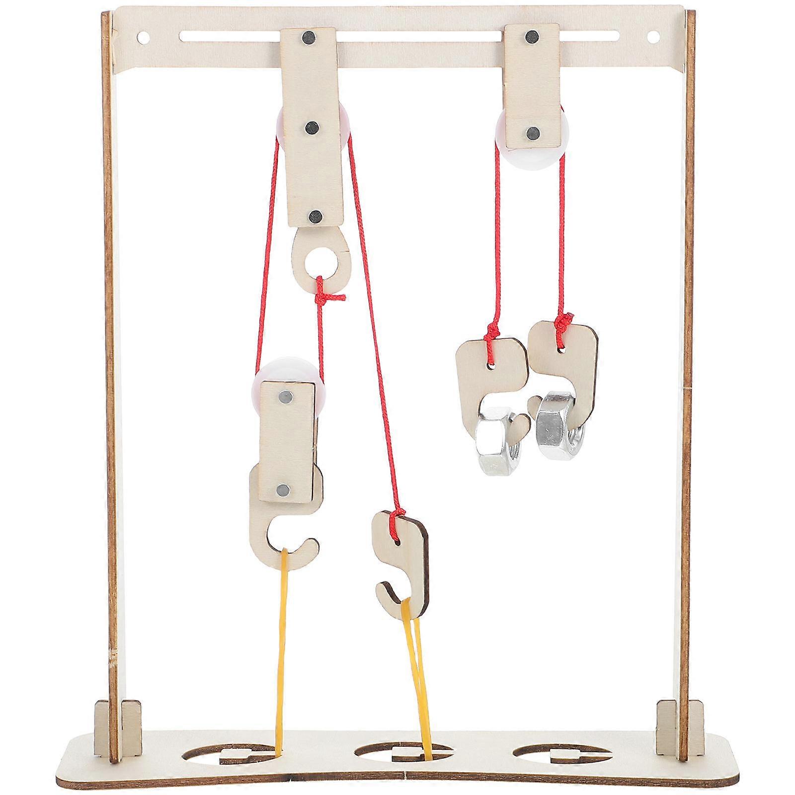 Pulley Model Kits For Physics Experiment Hands-on Learning 20.00X18.00X5.00CM Develop Observation Skills 1 Set