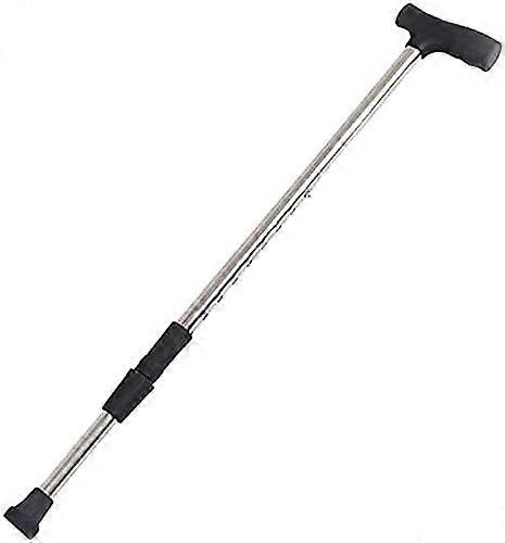 Sticks Walking Cane Aluminum Alloy NonSlip Crutch for Elderly Adjustable Telescopic Cane Long Handle Walker