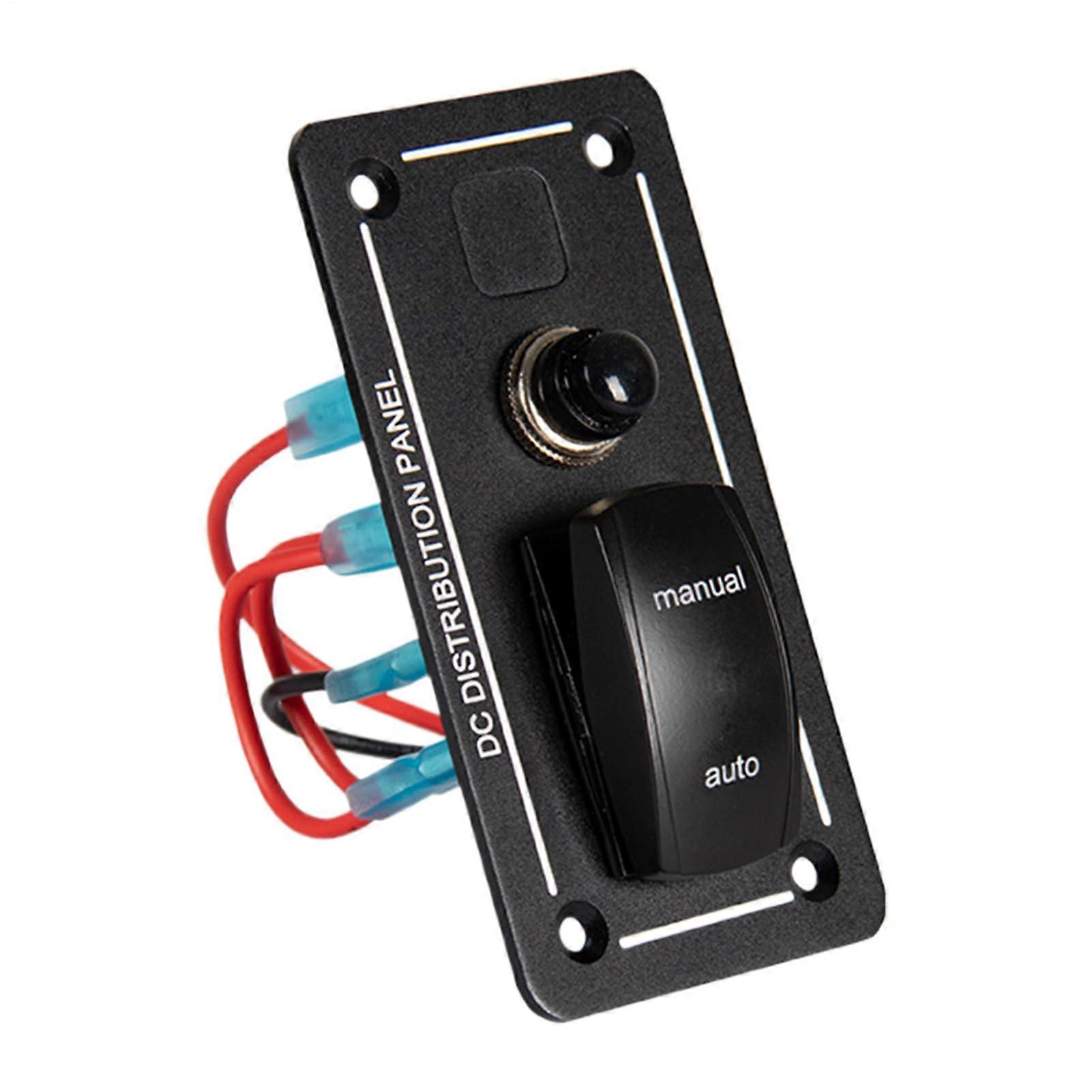 Bilge pump control panel, float switch, disconnect switch 12/24 volt for ships and fishing boat accessories
