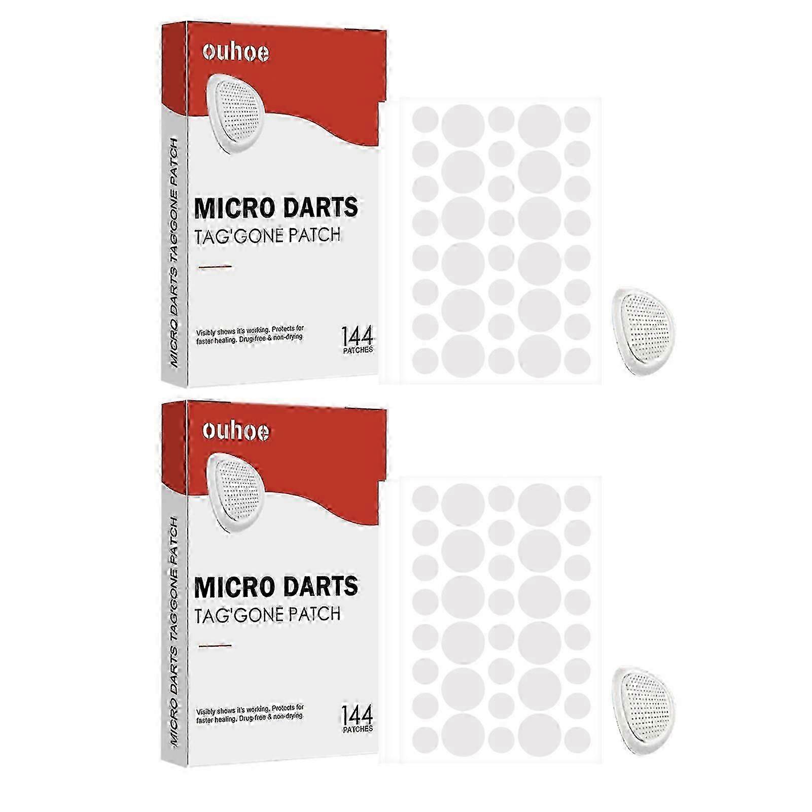 2025 Microdarts Tag'Gone Patch, Neutroera Blusoms Effortless Microdarts Tag-Gone Patches
