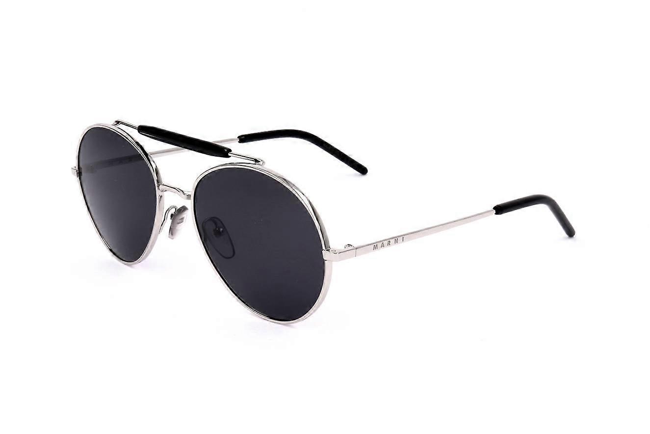 Authentic MARNI ME109S Sunglasses – Palladium 028 (Silver/Brown) Marni Sunglasses & Sunglasses Accessories for Women for sale  main image 4