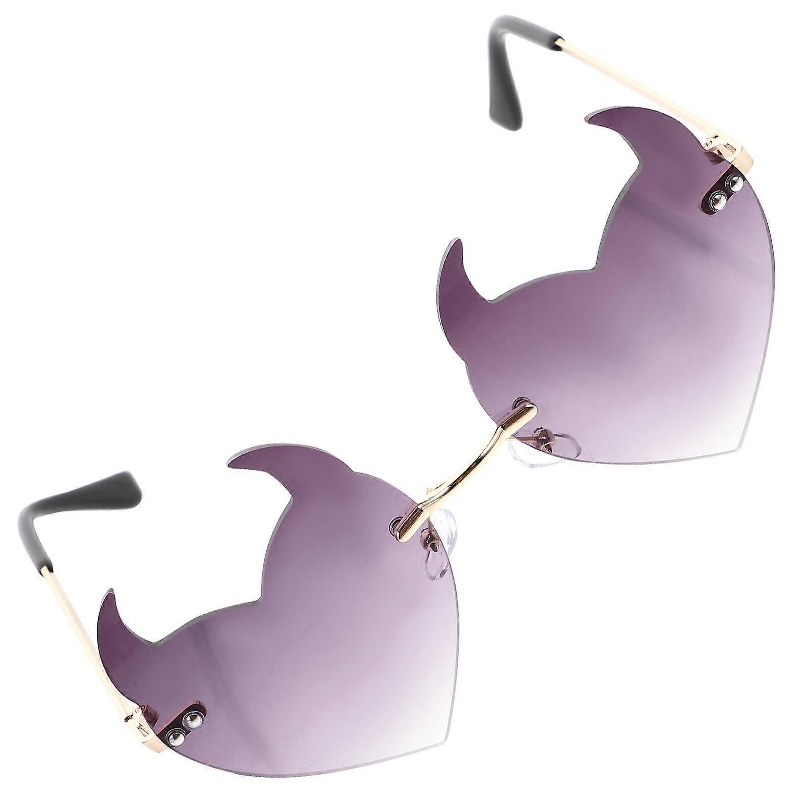 Here's a polished and engaging product description for **Frameless Heart Shaped Sunglasses**:

 

### 💌 Frameless Heart Shaped Sunglasses for Women