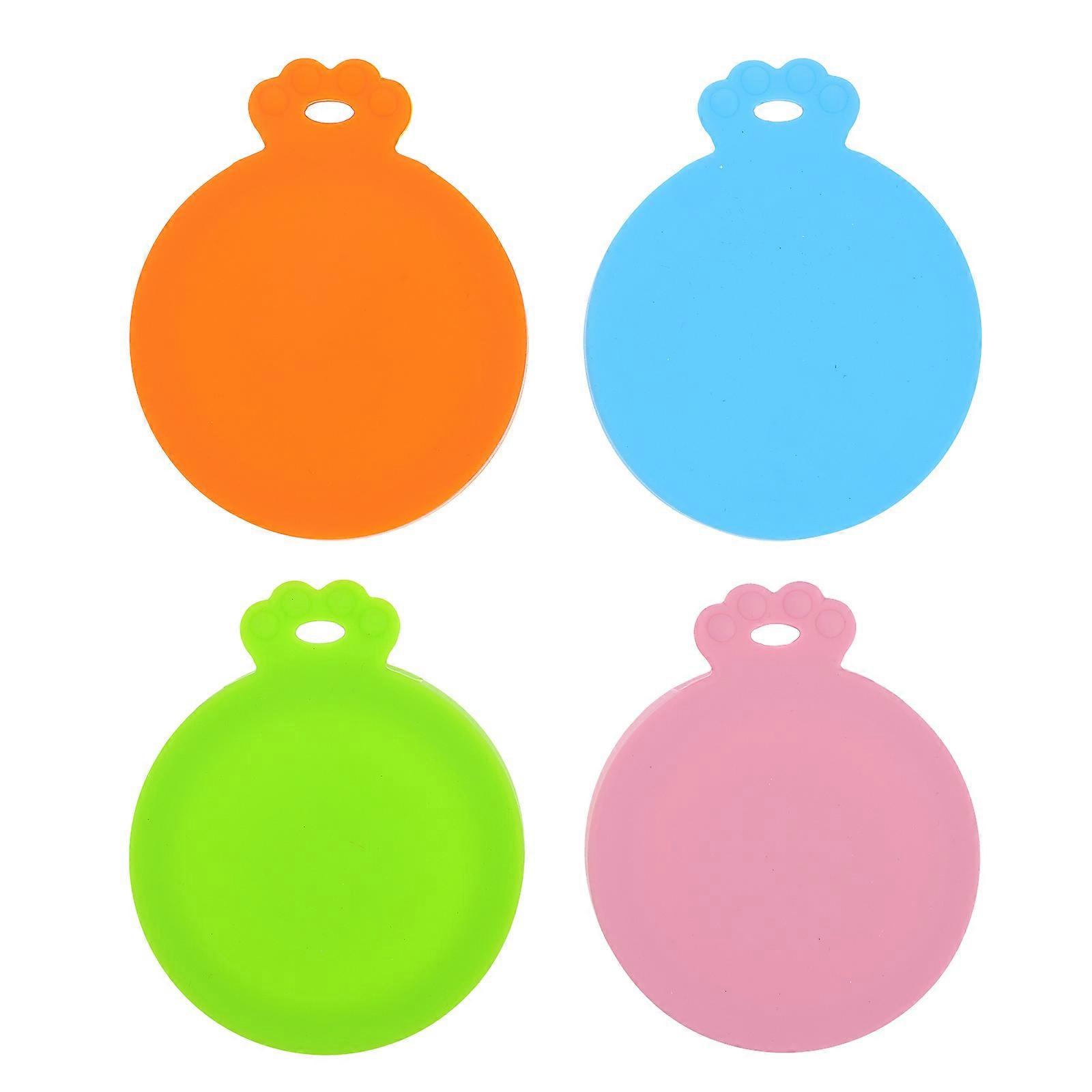 Silicone Pet Food Can Covers with Good Sealing Effect for Home Assorted Color