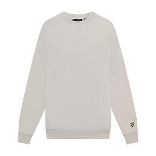 Lyle & Scott Barn/Barn Script Rundringad Tröja