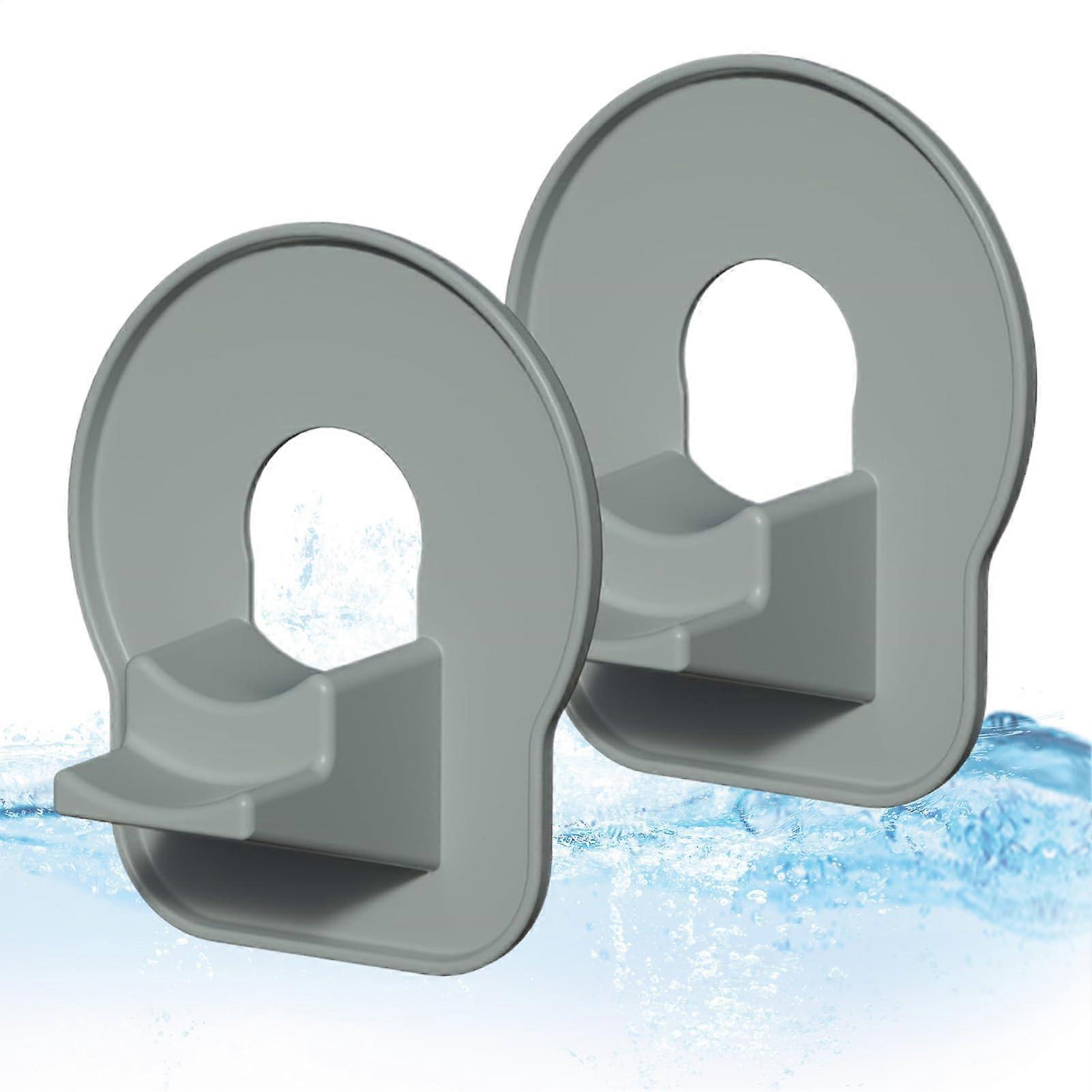 Home floormounted hose holder for swimming pools – 2 x pool hose holders – Prevents sagging of accessories