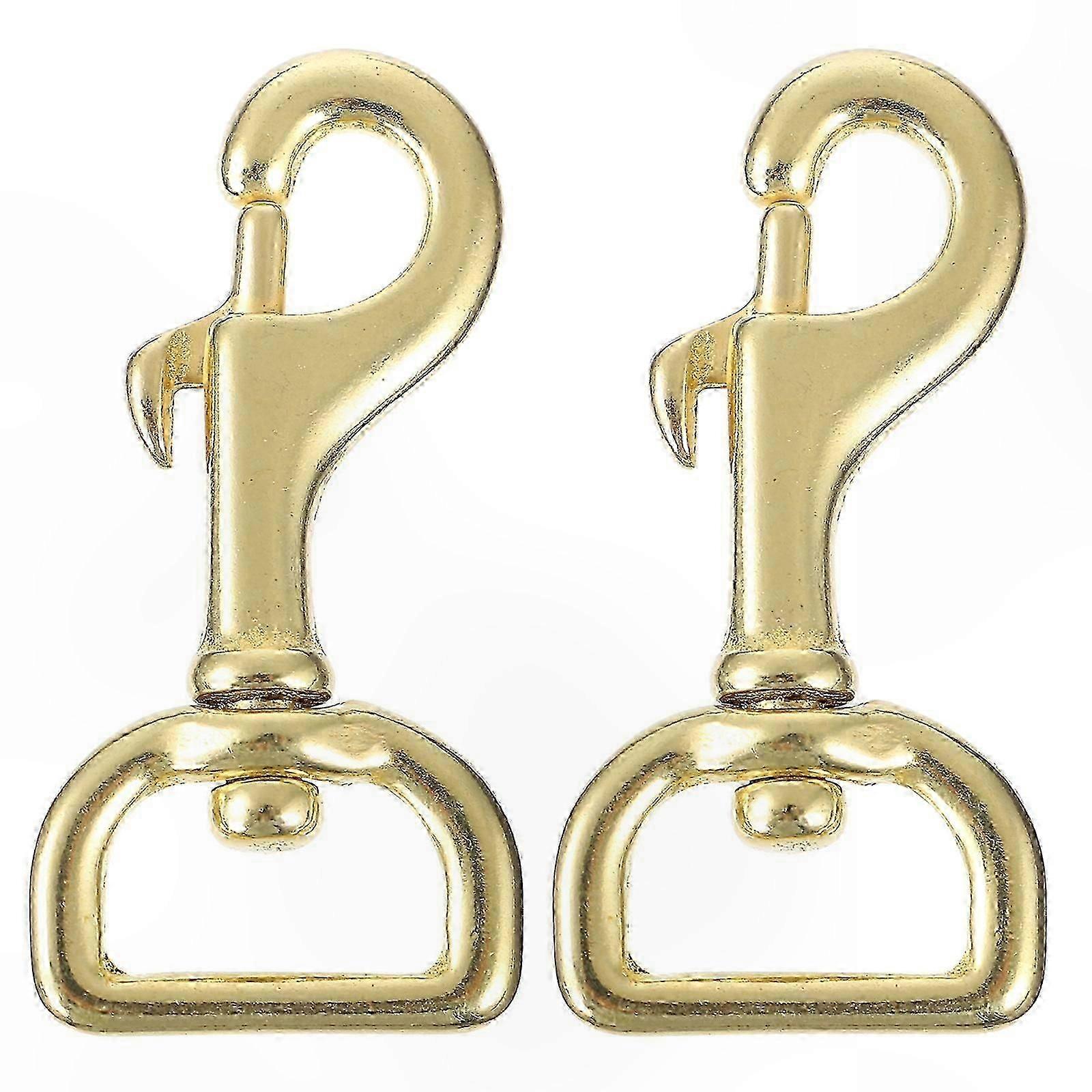 10 Pieces Swivel Bolt Snap Hooks with Eye End for Scuba Diving and Outdoor Use