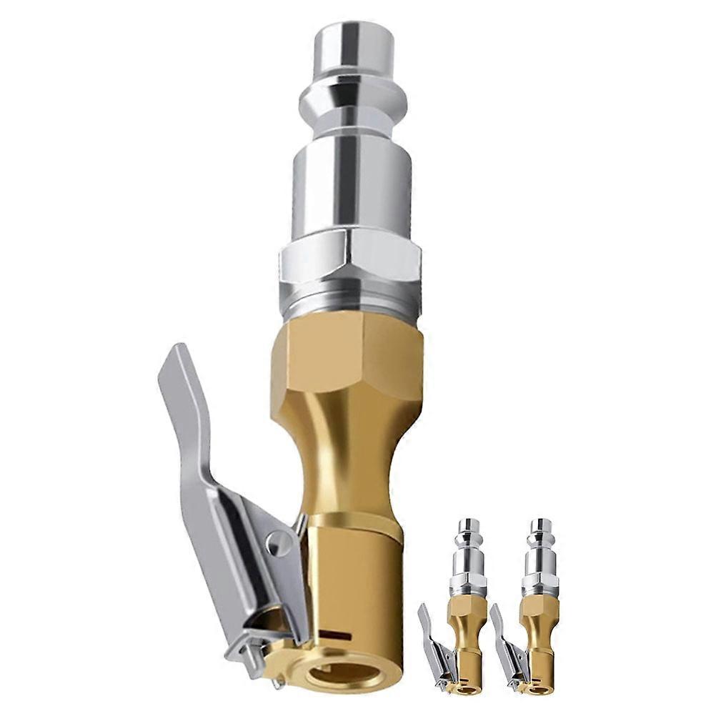 Quick Connect Tire Inflation Nozzle For Swimmers 3Pcs Metal Compact Replacement