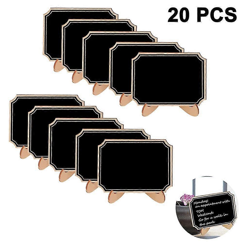 20 Pack Mini Chalkboards Signs With Liquid Chalk Marker