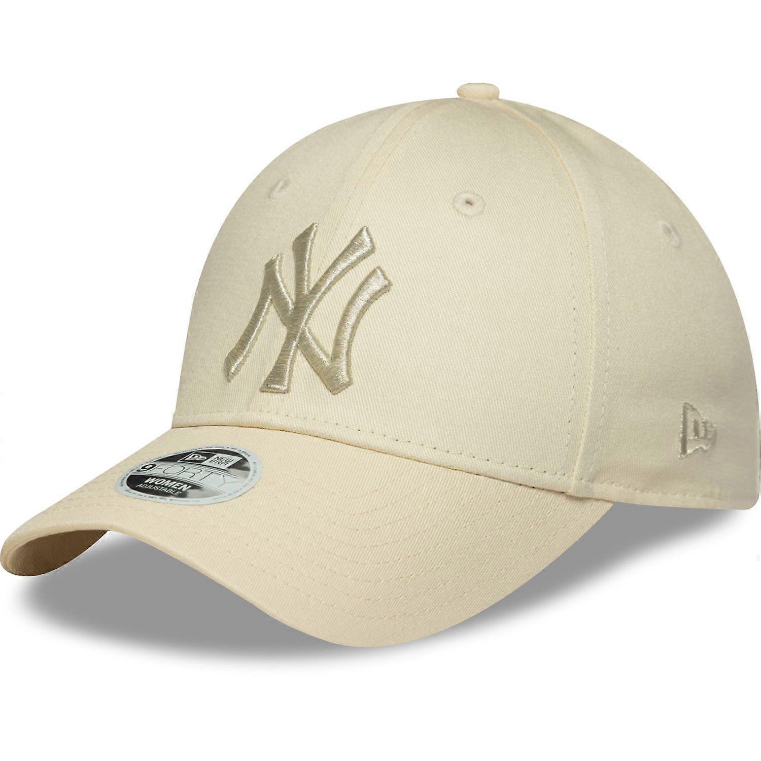 New Era 9Forty Women's Cap - METALLIC New York Yankees beige