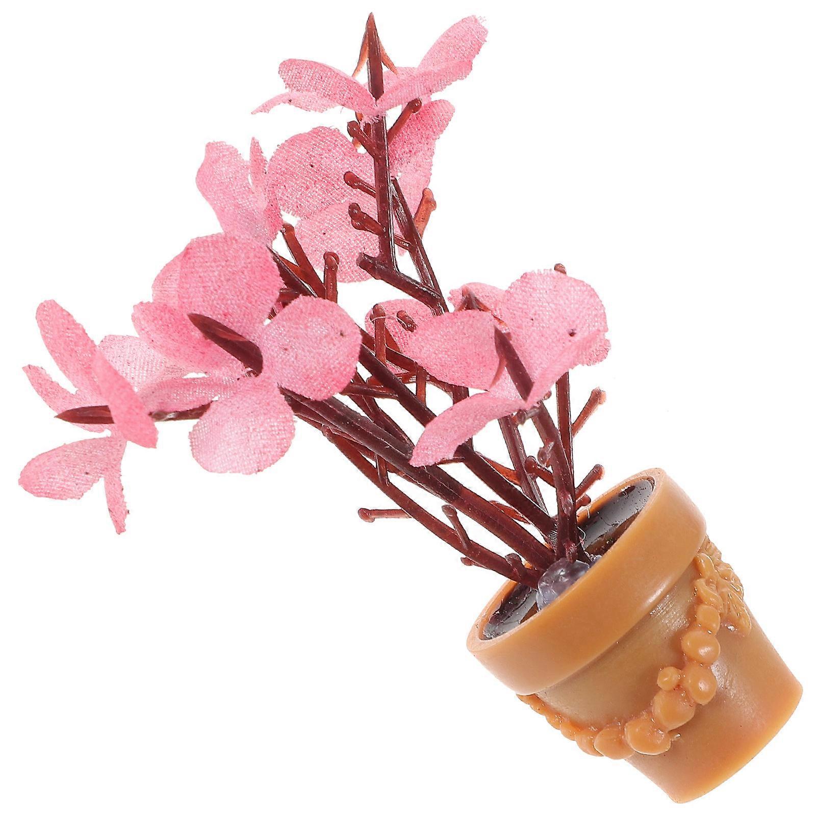 Simple and Generous Mini Flower Vase for Miniature Landscaping Scene Decorative 1Set