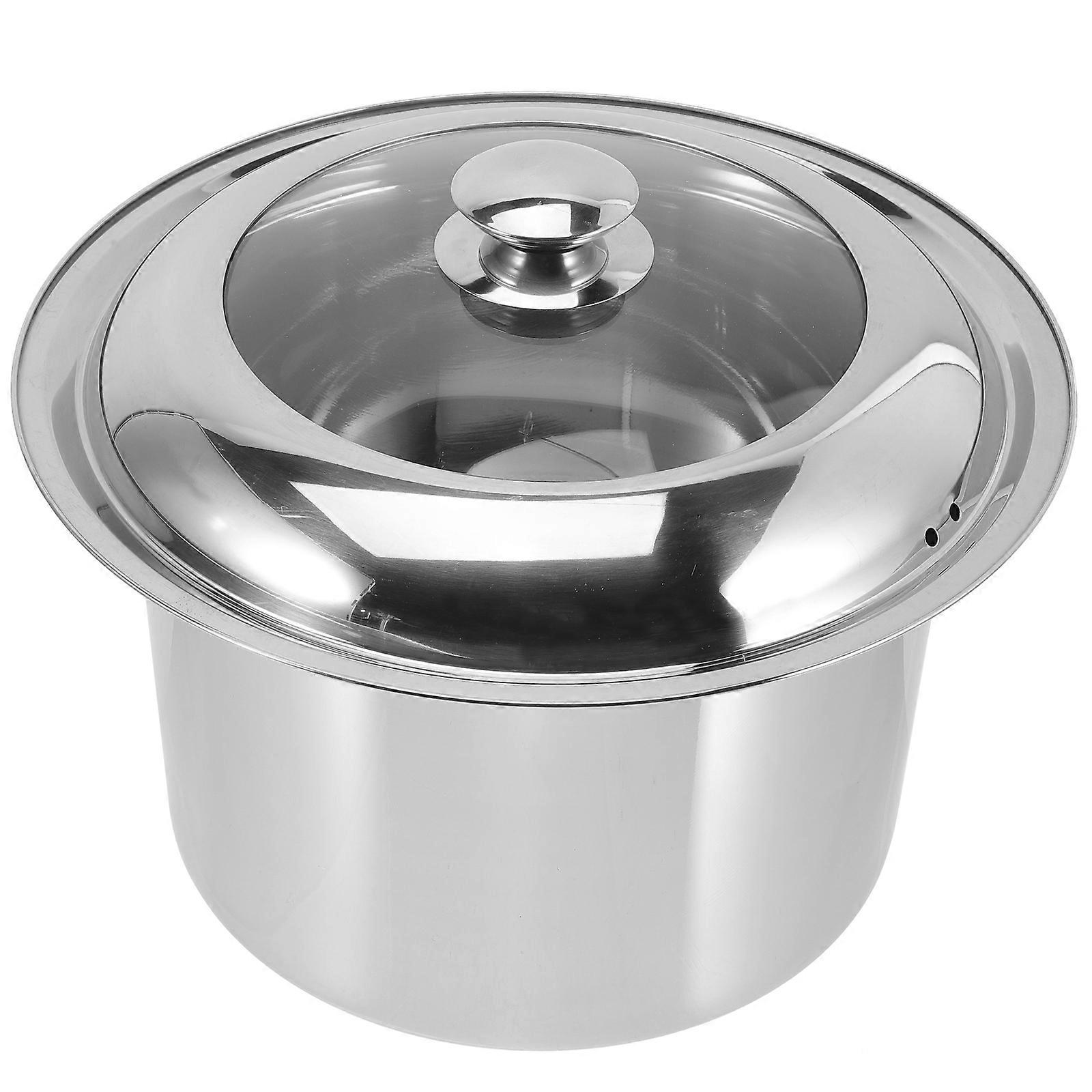 Stainless Steel Children Spittoon Urinal Chamber Pot 26.5X26.5cm For Home Use Multi-Functional 1Pack