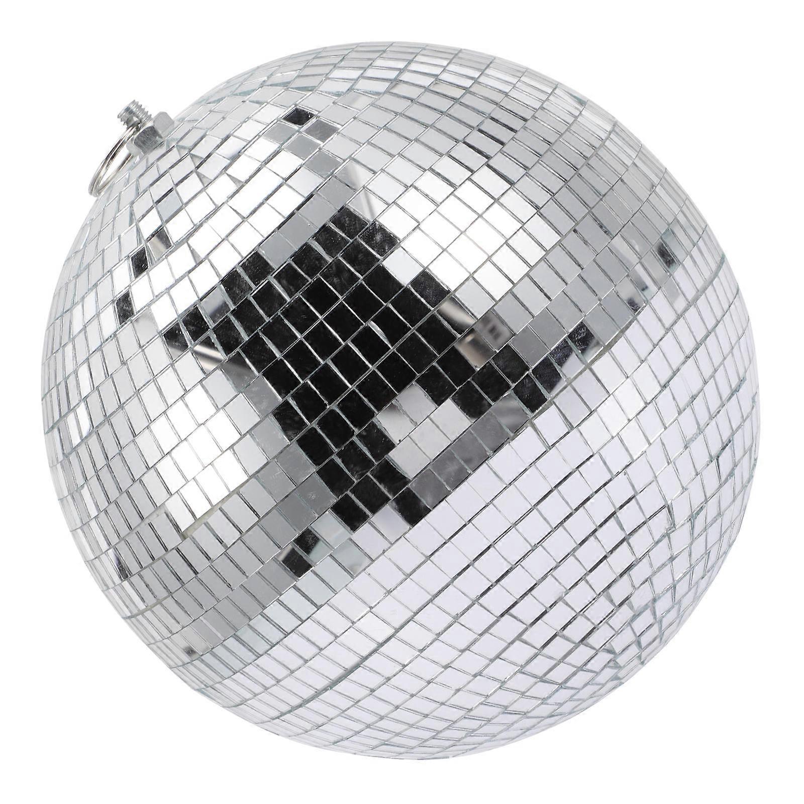 Classic Design Round Decorative Mirror Ball For Themed Parties With 20Cm Diameter And Reflection Function 1Pcs