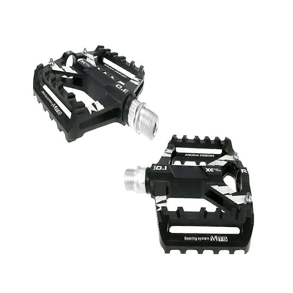 Platform Bicycle Pedals Non-Slip Flat Design Suitable For All Mountain 10.5 X 9.7 X 1.8 Cm 2Set