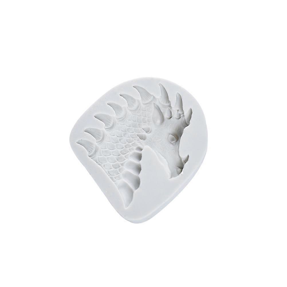Easter Dinosaur Silicone Mold for Baking Use White Creative Tool for Homemade Chocolate Candy Cake