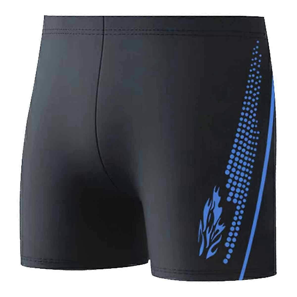 High Waist Conservative Swim Trunks for Men - Extra Large Boxer Swim Shorts for Plus Size Comfort & Style