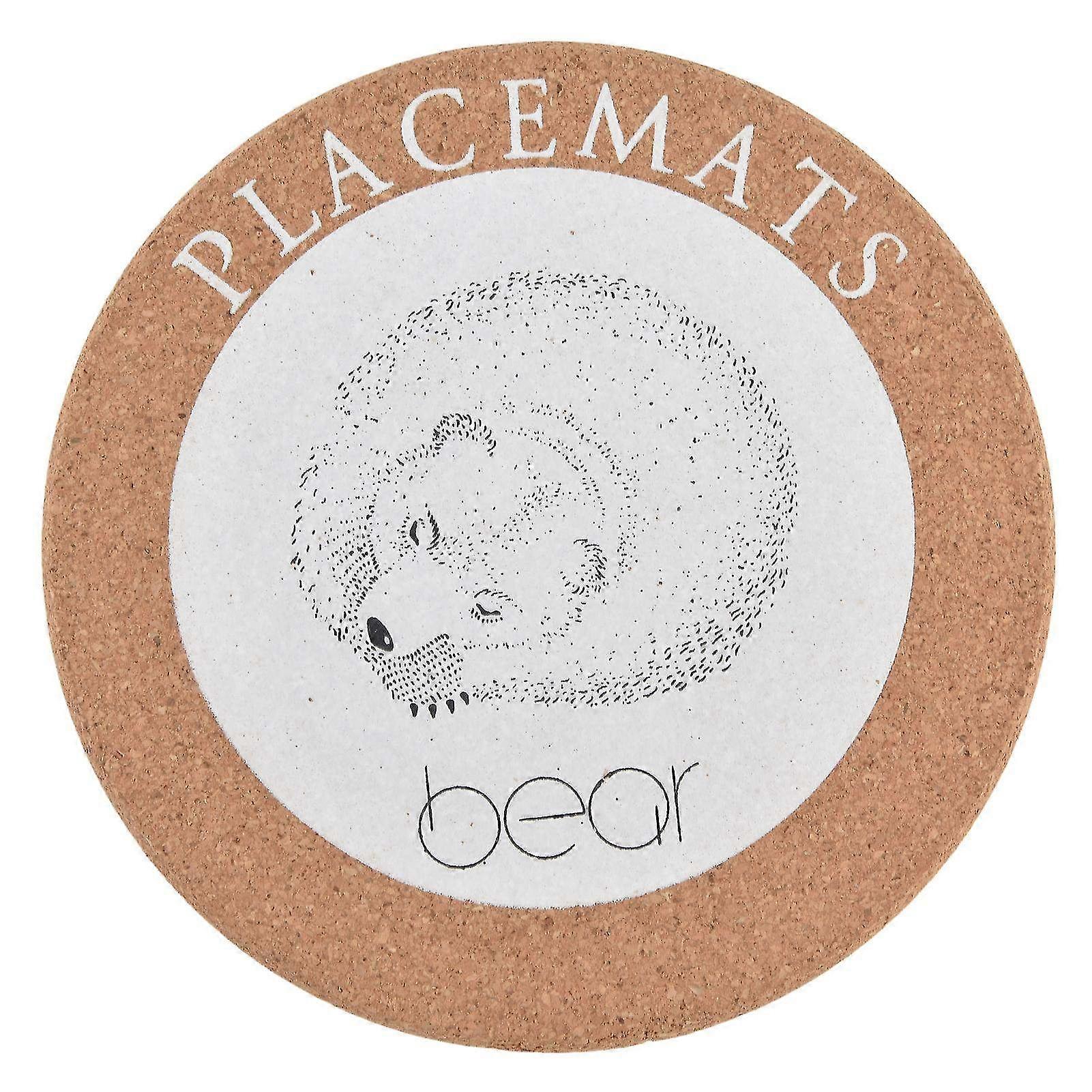 Beautiful Cork Coasters with Smooth Edges - Practical Cup Base Mats Featuring Cute Patterns for Home, Office & Coffee Shops