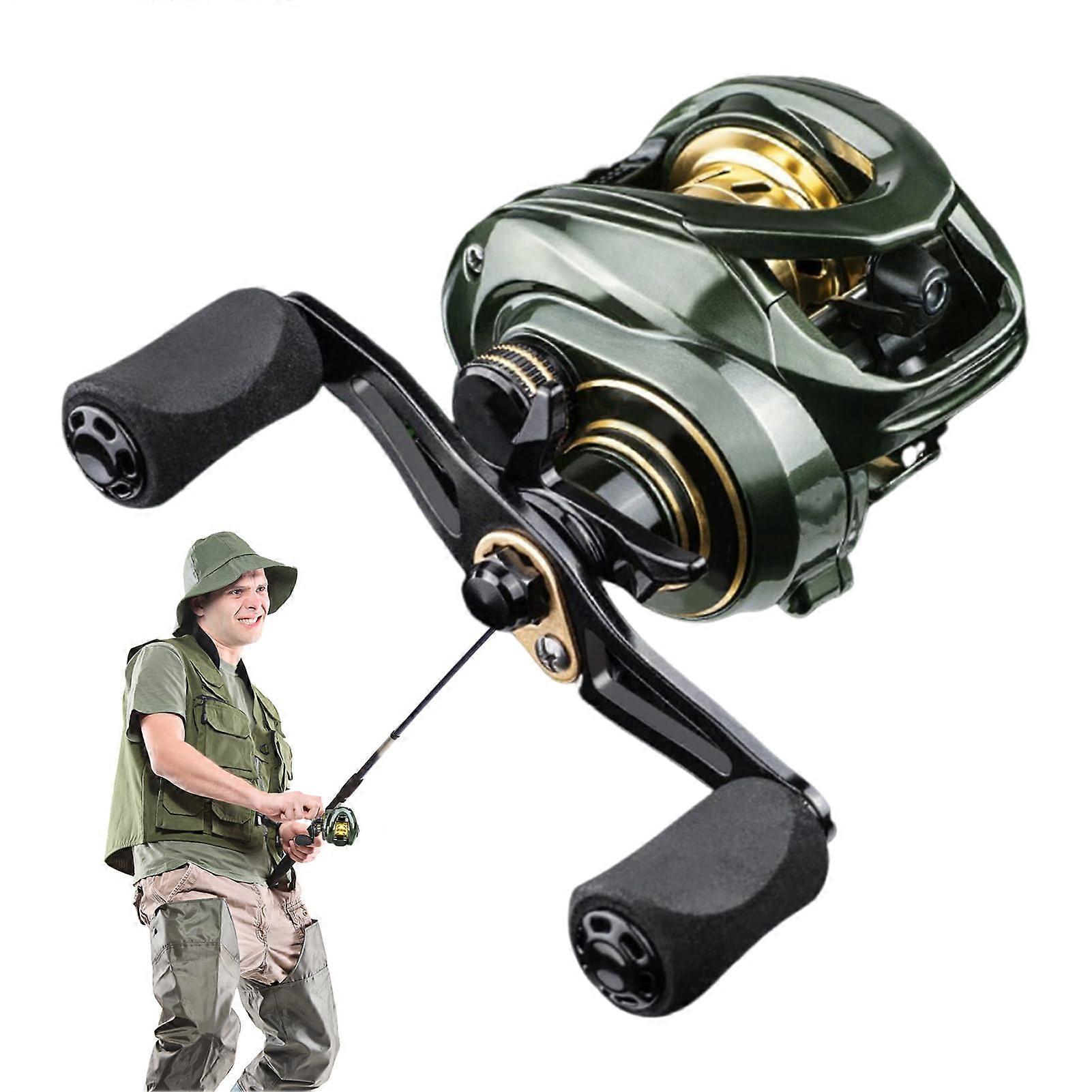 Baitcaster reels Replacement parts for baitcaster reels, Ergonomic Bait Feeder Spinner with smooth operation for beginners and fishing enthusiasts.