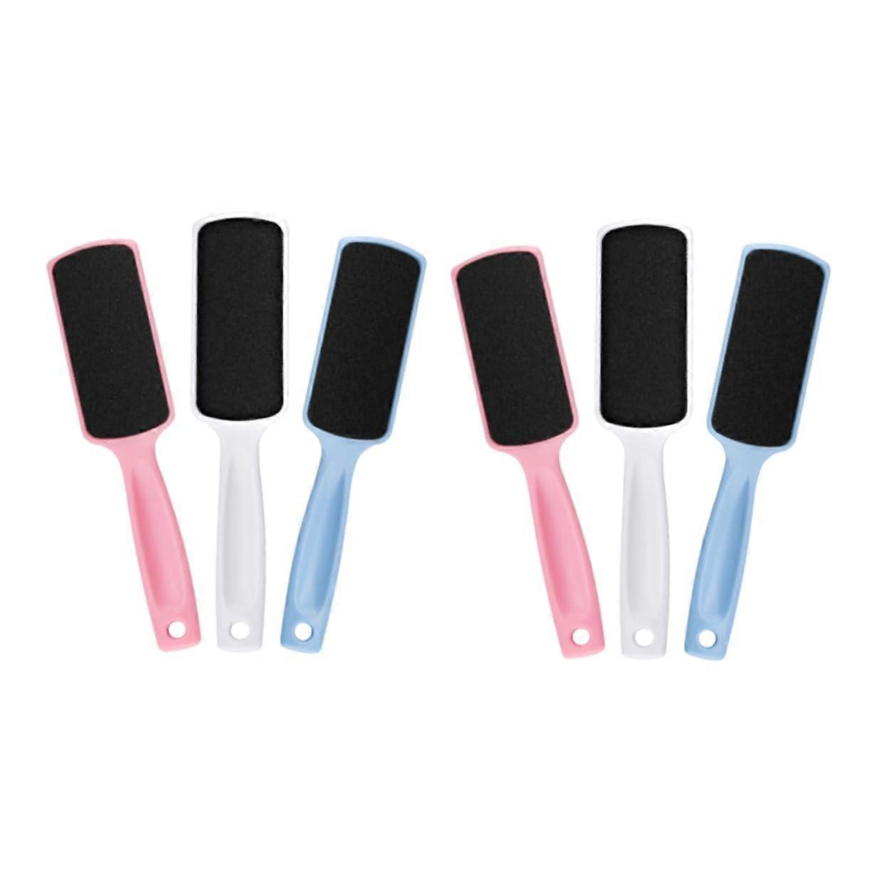 Foot Callus Remover Double-Sided 6-Piece Pedicure Set Portable Durable Material Removing Calluses