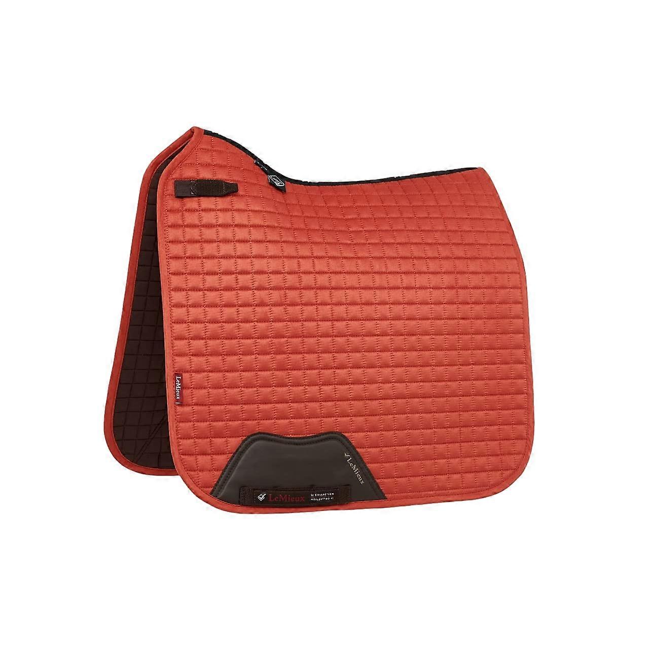 Suede Dressage Square English Saddle Pads for Horses Equestrian Riding Equipment and Accessories Terra di Siena L