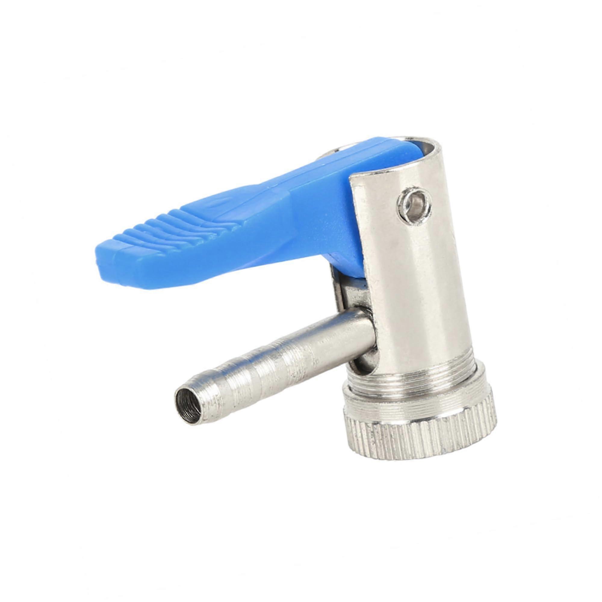 Car Portable Tyre Inflator Valve Chuck Connector for 6mm Air Hose, Compatible with Standard Inflators and Accessories