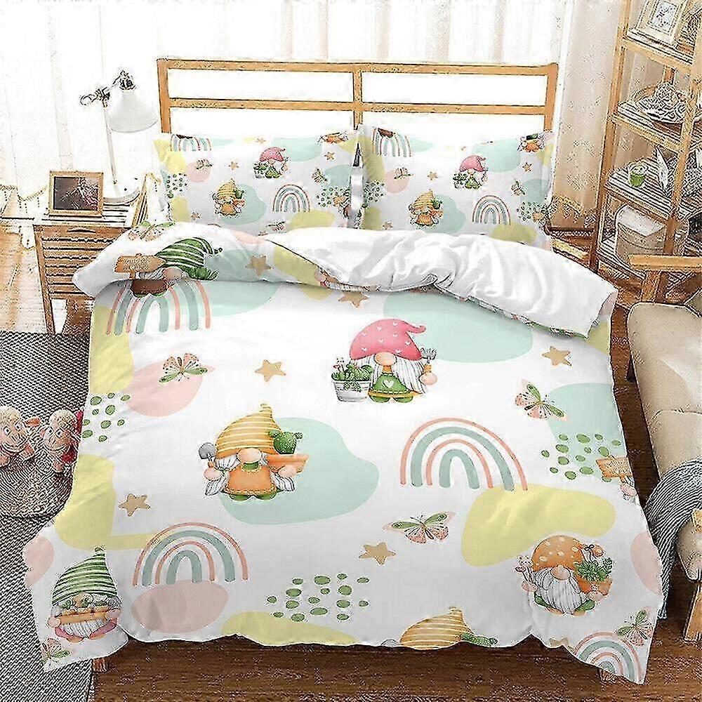 v2709 Lençóis Preto Branco Amor Bowknot Capa de Edredão Conjunto Doona Capa Decoração Do Quarto Lençóis IU2709