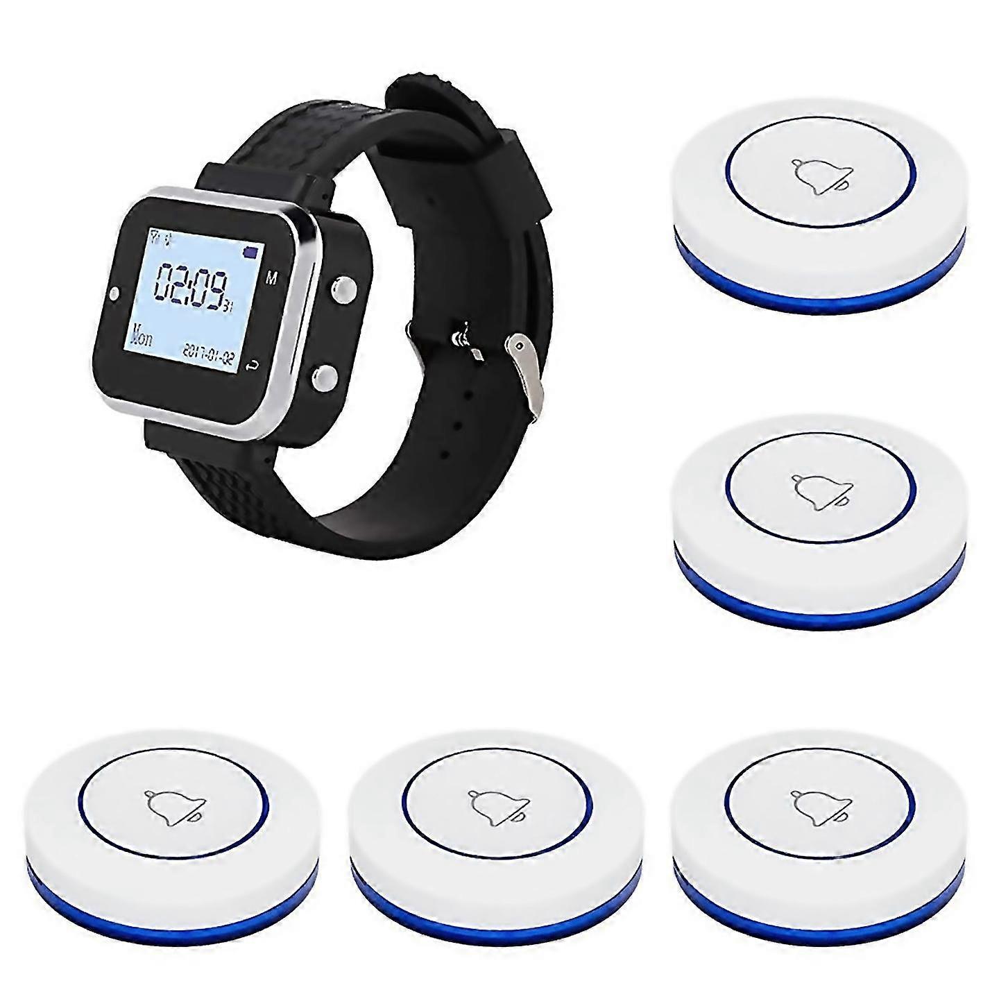 For Wireless Calling System 5 Table Call Button Transmitters