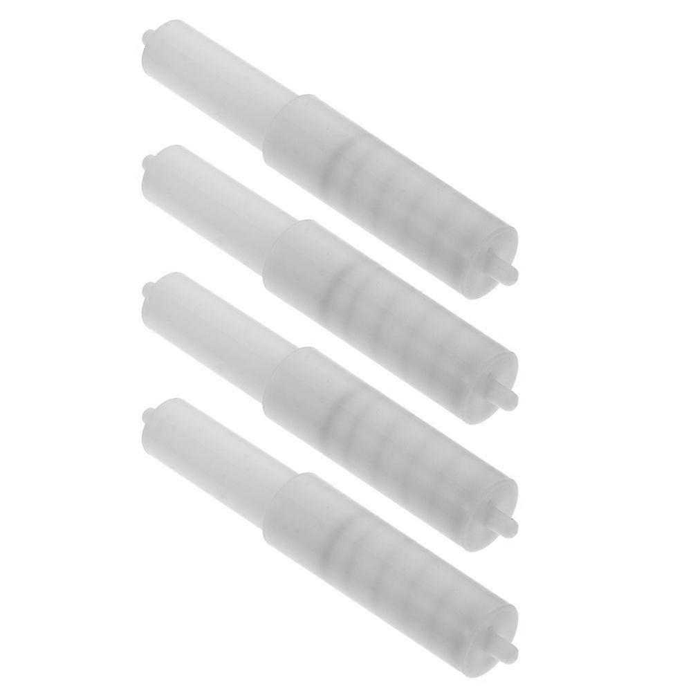 4 Pcs Plastic Toilet Paper Rollers Tissue Box Shaft Core Spring Retractable Reel