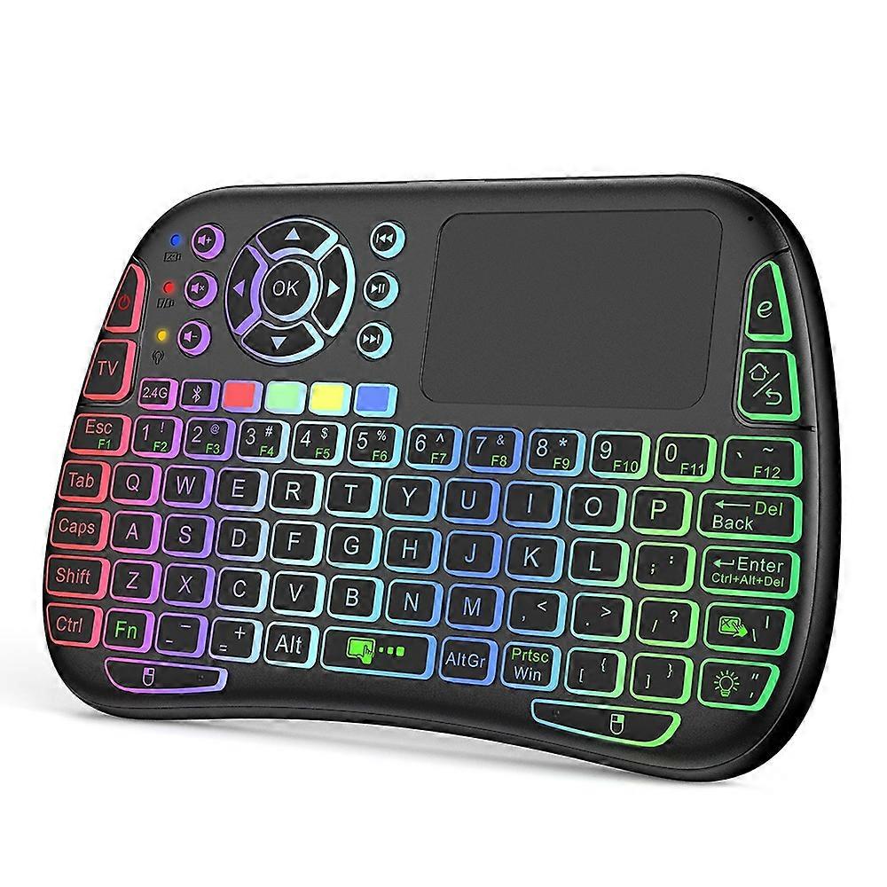 M9 RC Mouse Keyboard Combo with IR Learning Function Mini Wireless Keyboard Support Touchpad Voice