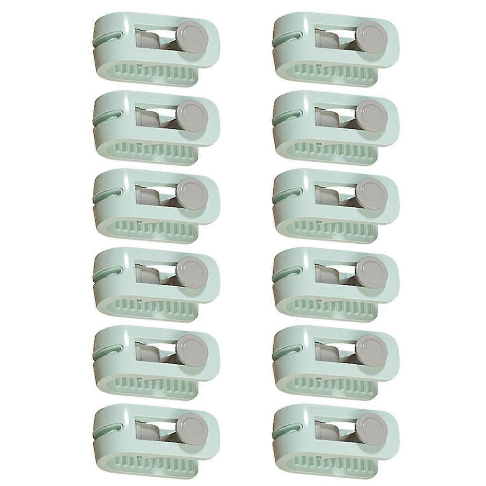 Quilt Fastener Clips for Home Use ABS Material Green Color Fits Most Quilts 2 Sets