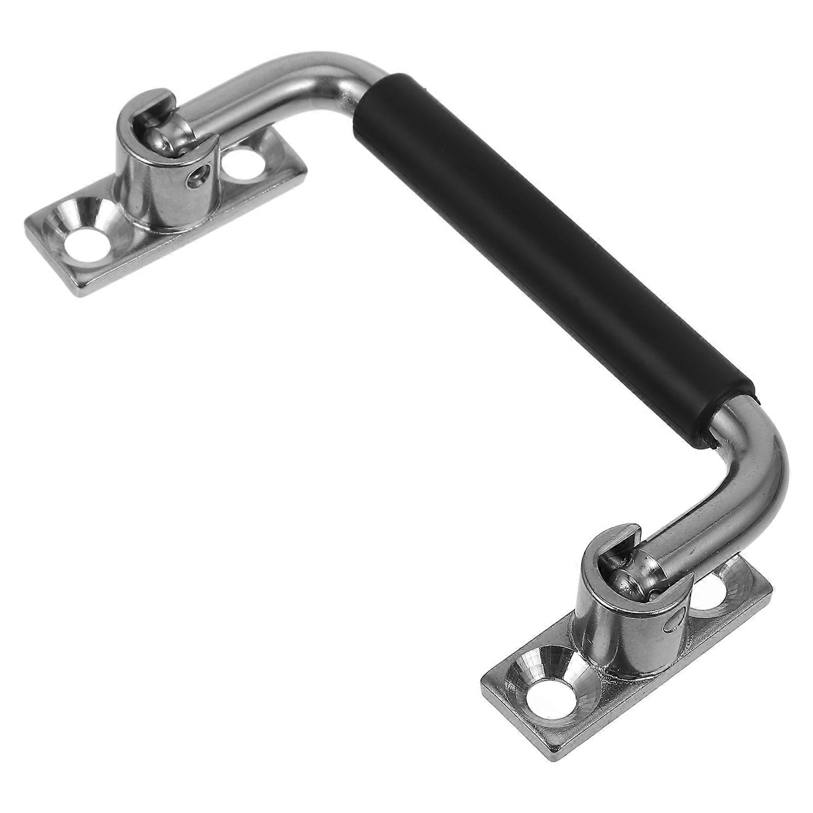 Foldable Pull Handle with Rubber Grip Stainless Steel for Tool Box Multi Color 70 Characters