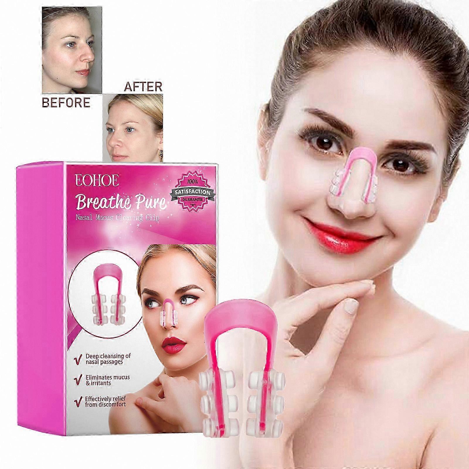 Nasal Mucus Clearing Clip for Adults, Comfortable Nose Cleaning Device, Easy to Use Nasal Mucus Removal Tool