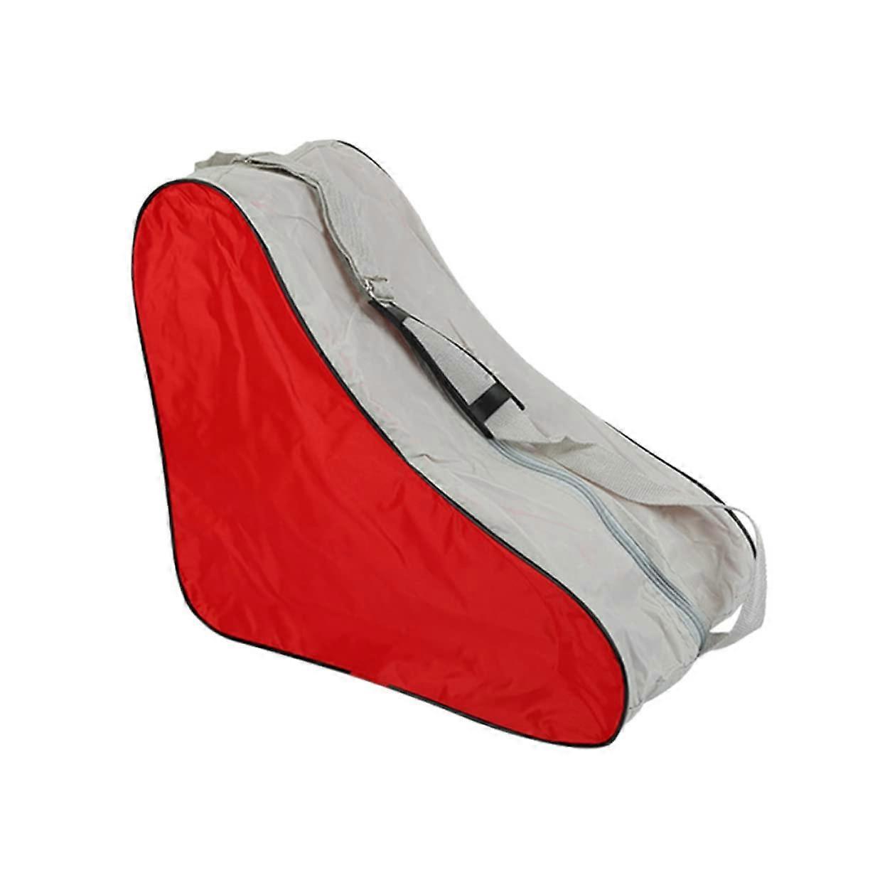 Roller Skates Bag With Mesh Cloth Tote, Ice Skating Gear Organizer, Wrist Guards Storage Keeps Gear Organized