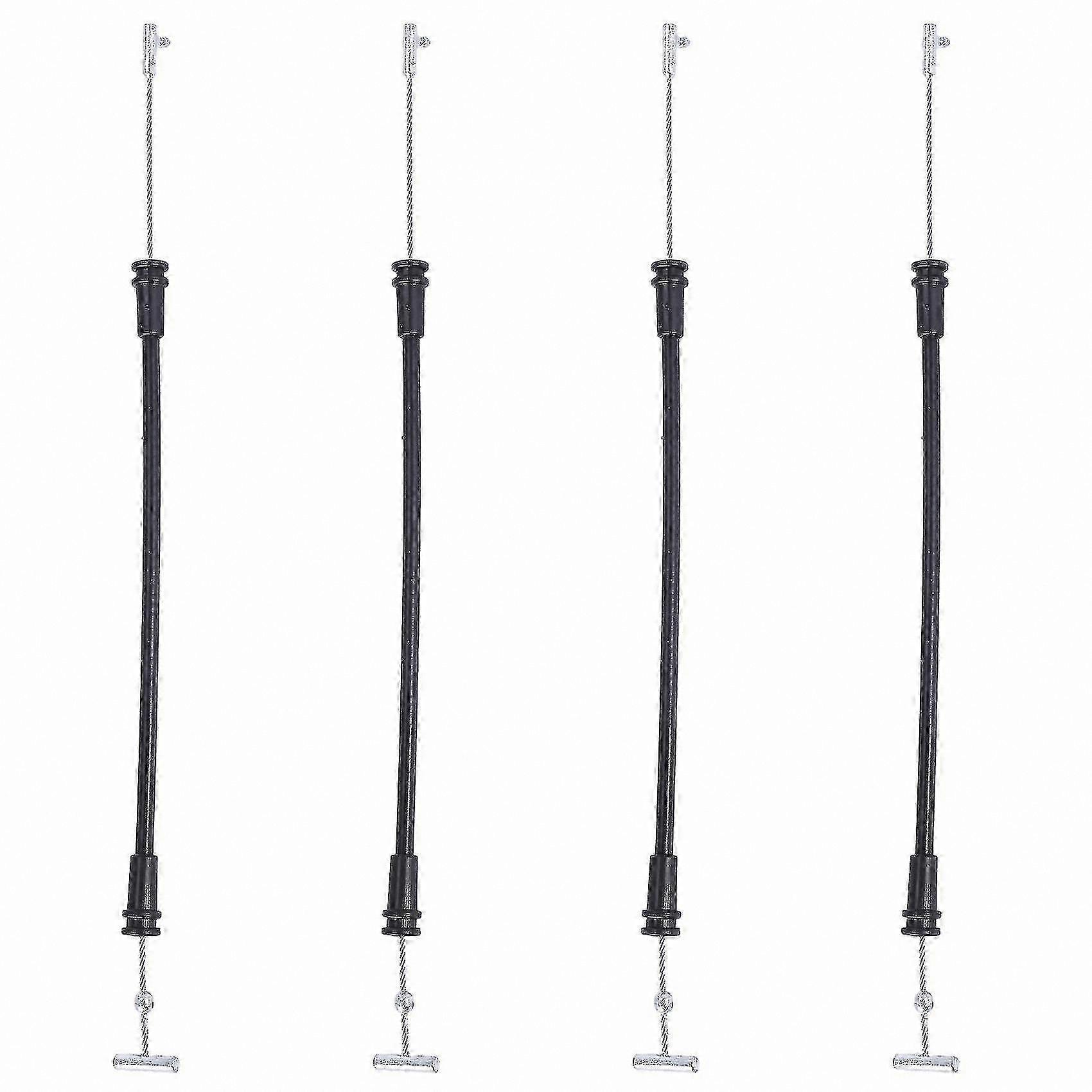 Front Exterior Door Handle Cable Replacement Set for 4x Smart Forfour 454