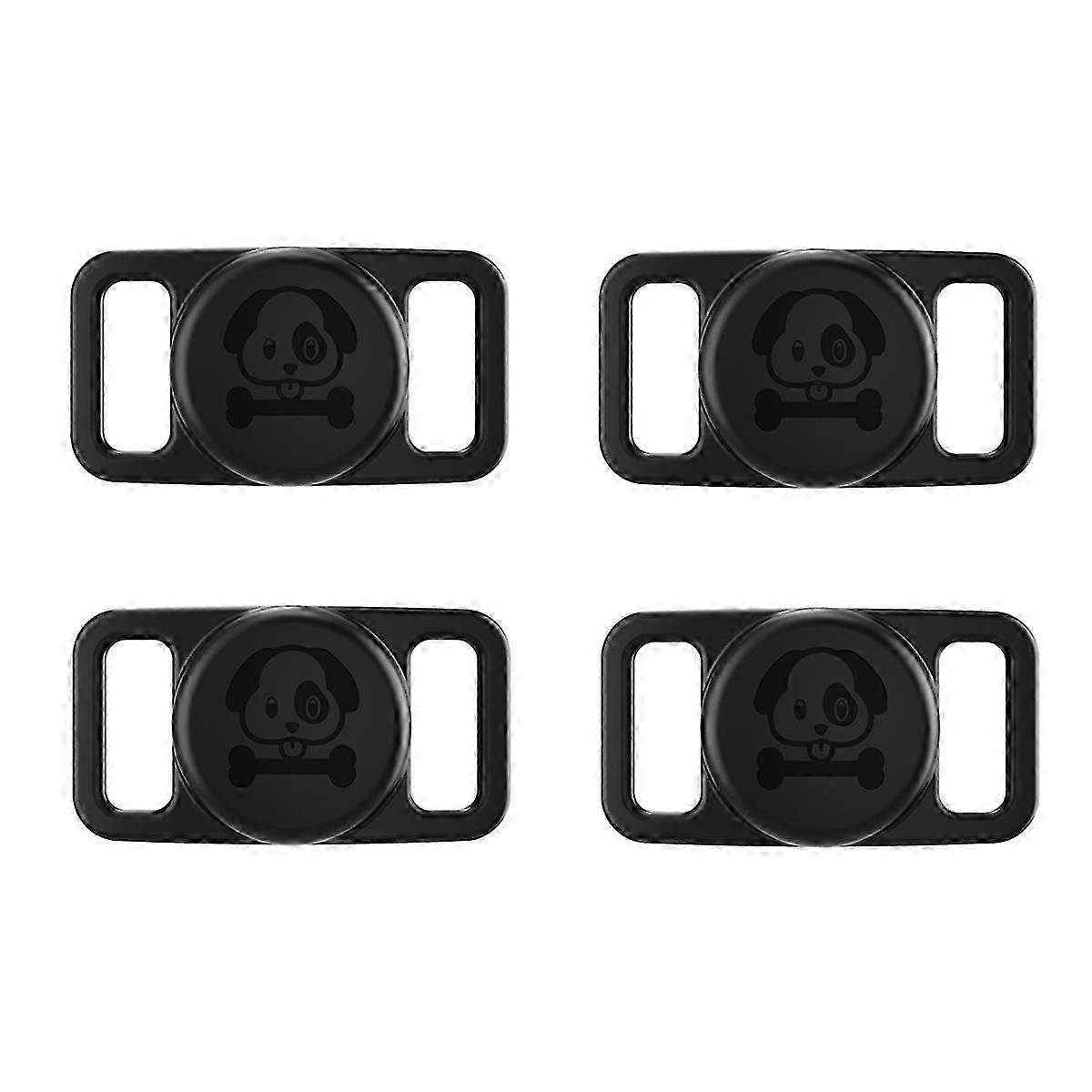 Pet Silicone Tracker Waterproof Protective Case (Black)