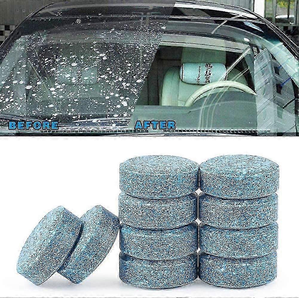 Windshield Washer Fluid, Concentrated Windscreen Washer Tablets Solid Wiper Glass