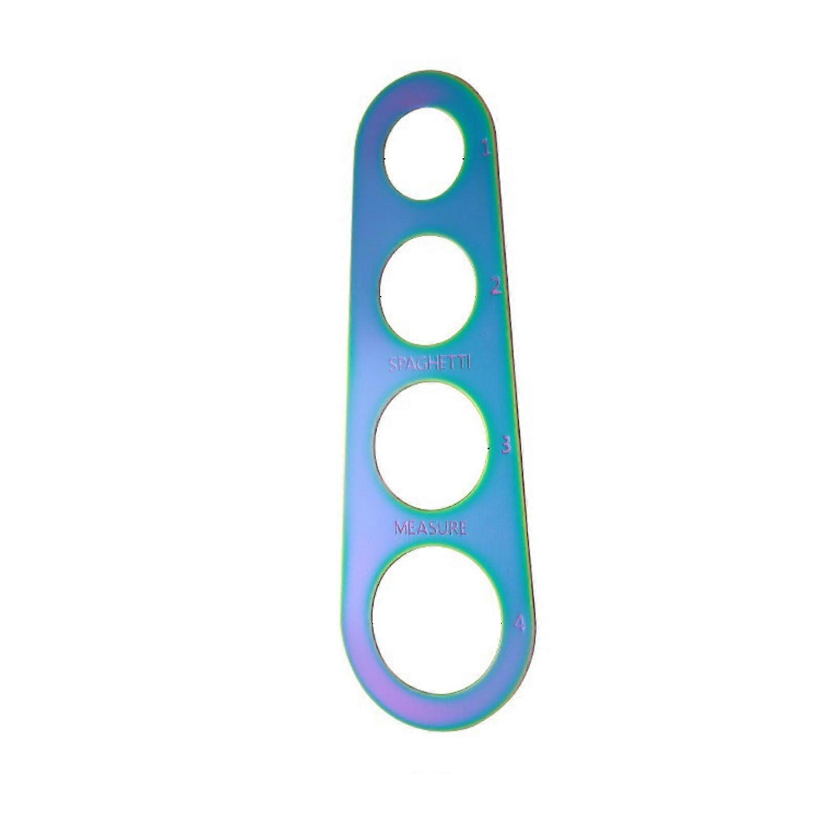 Pasta Portion Measuring Tool Stainless Steel Spaghetti Ruler For Multiple Noodles, Dishwasher Safe