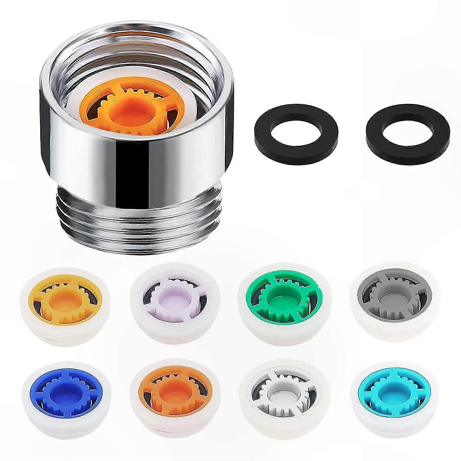 Eco-Friendly Shower Head with 11 Flow Restrictors for Water Conservation