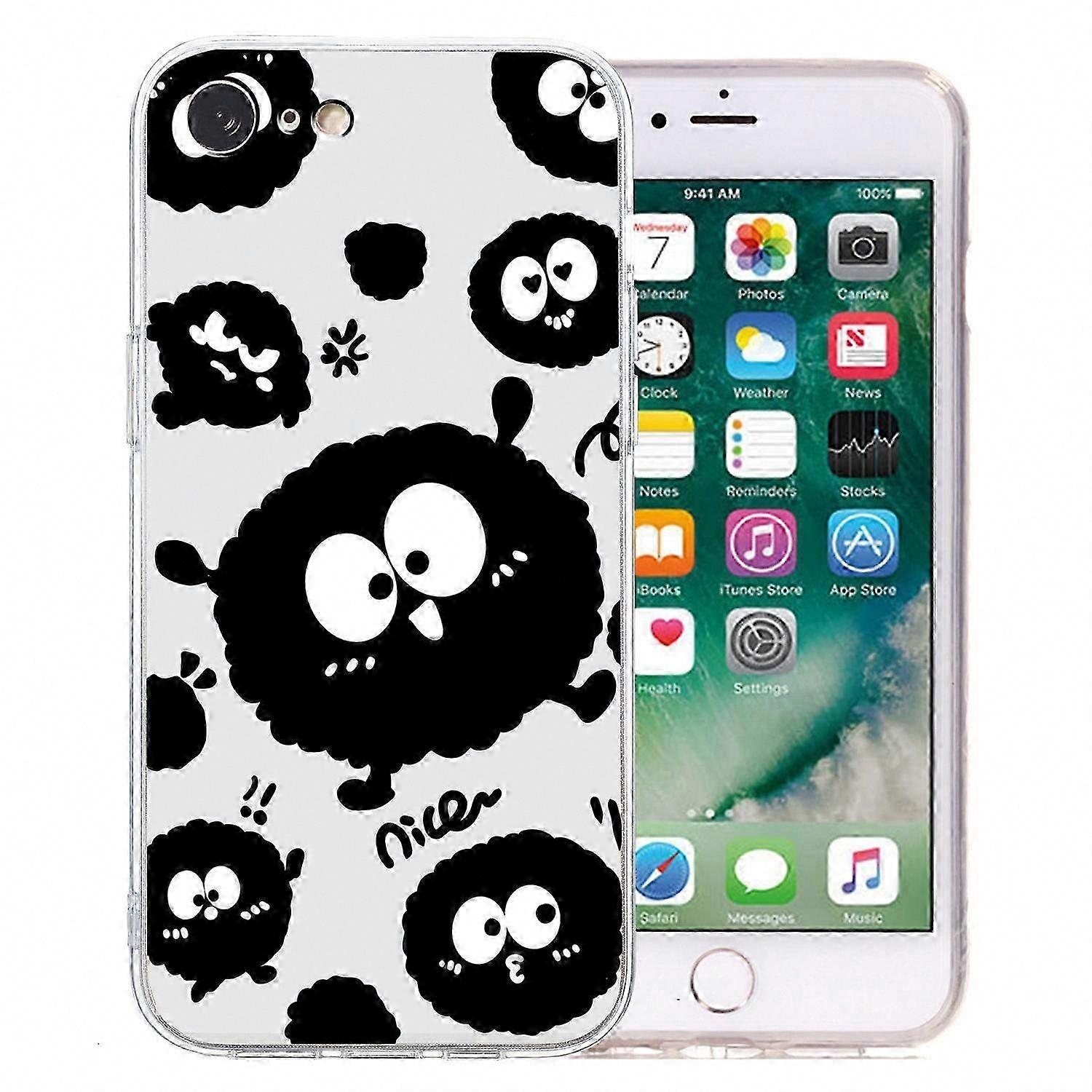 For  7/8/SE (2020)/SE (2022) Case Printed Pattern TPU Phone Back Cover