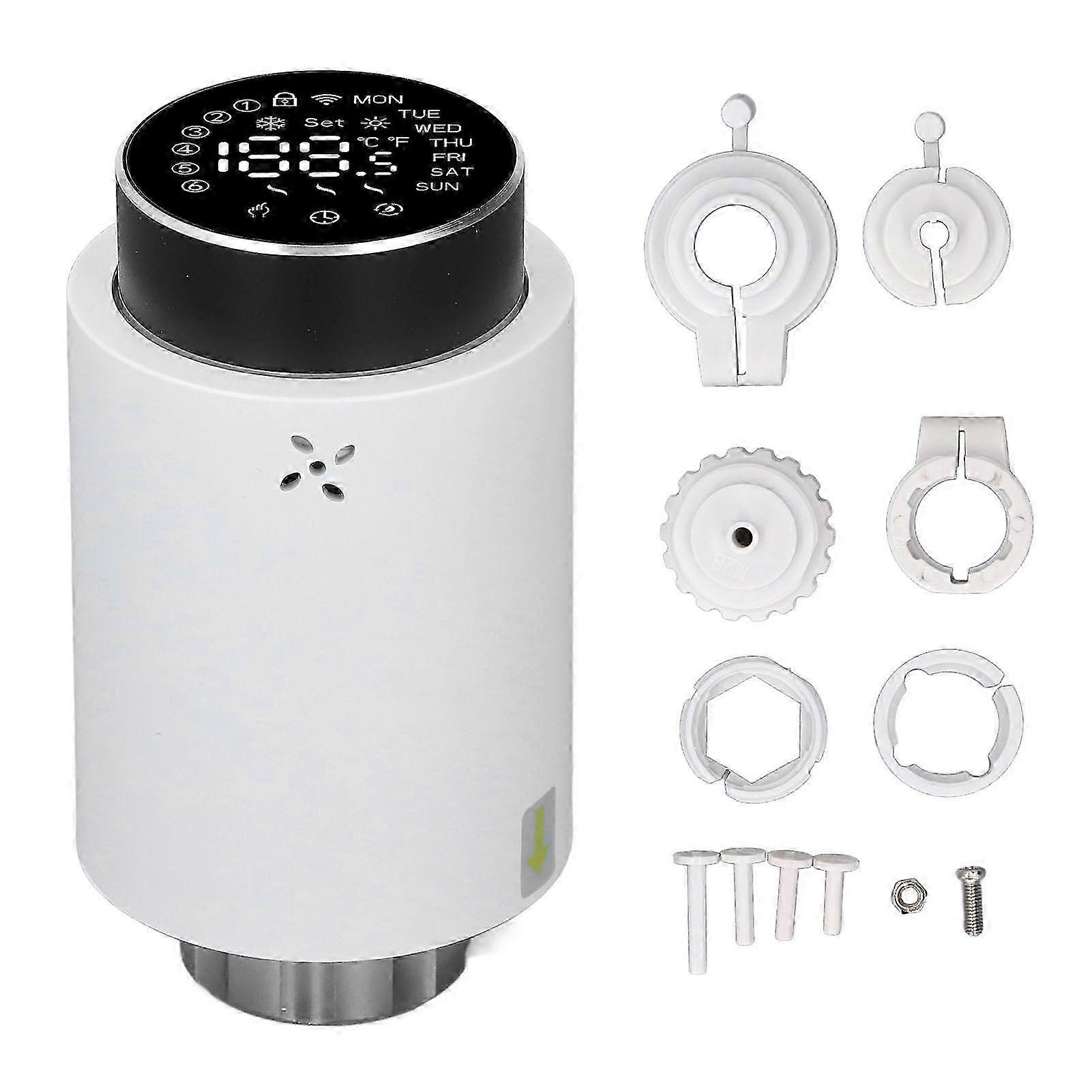 2025 Thermostatic Radiator Valve 7 Days Programmable APP Control TRV Valve for Home Hotel