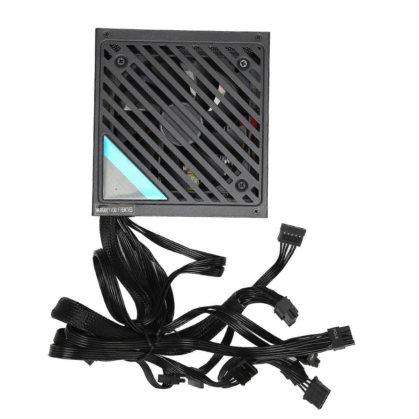 550W ATX PC Power Supply with Active PFC Low Noise Fast Heat Dissipation for Gaming