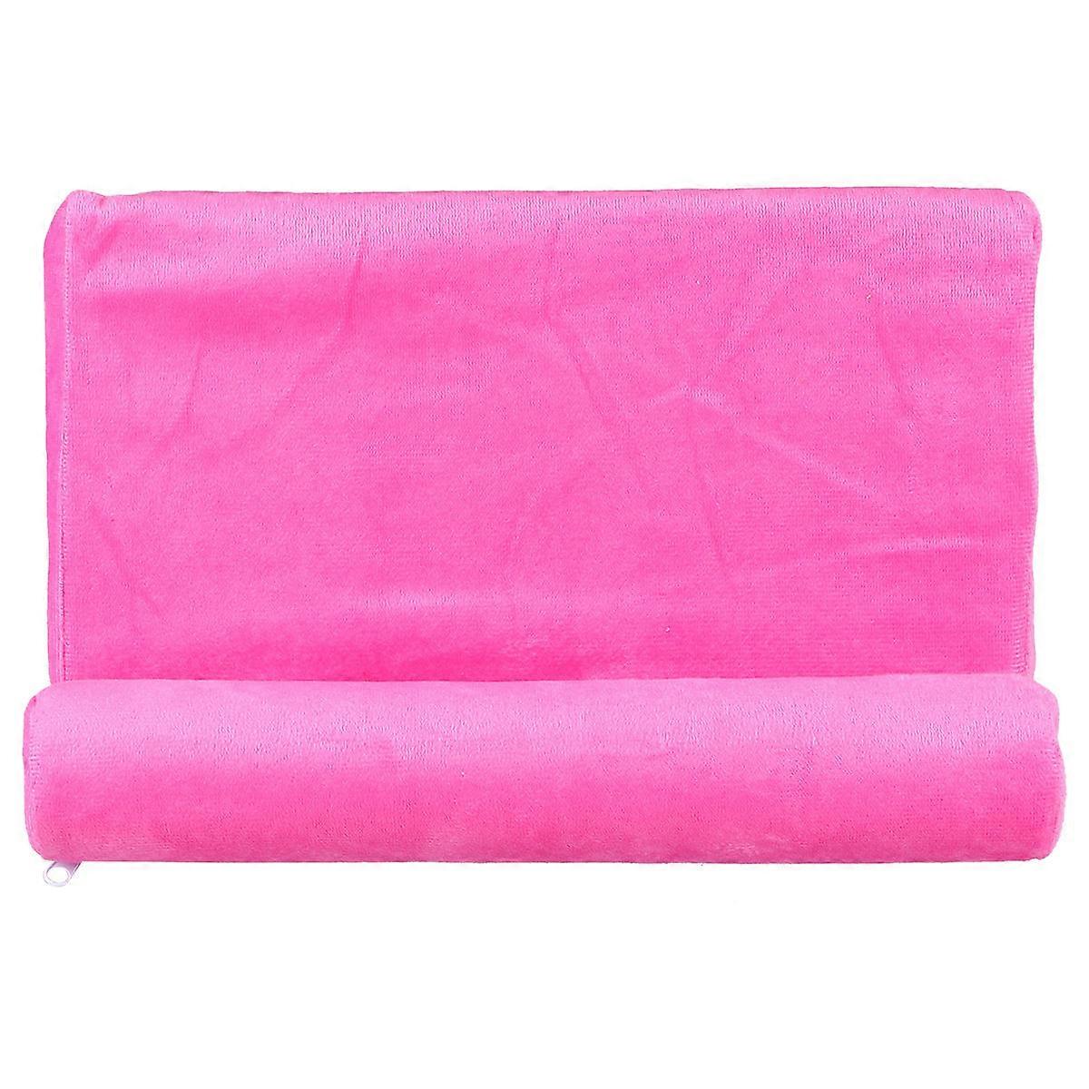 Triangular Support Pillow For Phone And Tablet Devices In Pink For Home Travel Office Use 25.00X20.00X14.00CM Multi-Angle Support 1Pc