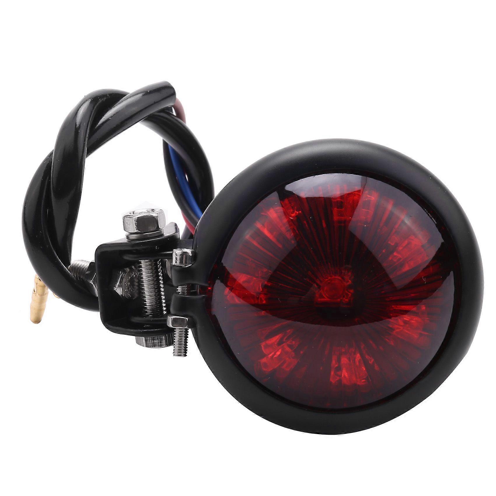 Red 12V Led Black Adjustable Cafe Racer Style Stop Tail Light Motorcycles Brake Rear Lamp Tail Ligh
